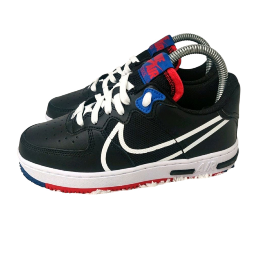 Black Nike air force one react sz 5M /6.5 F NWT